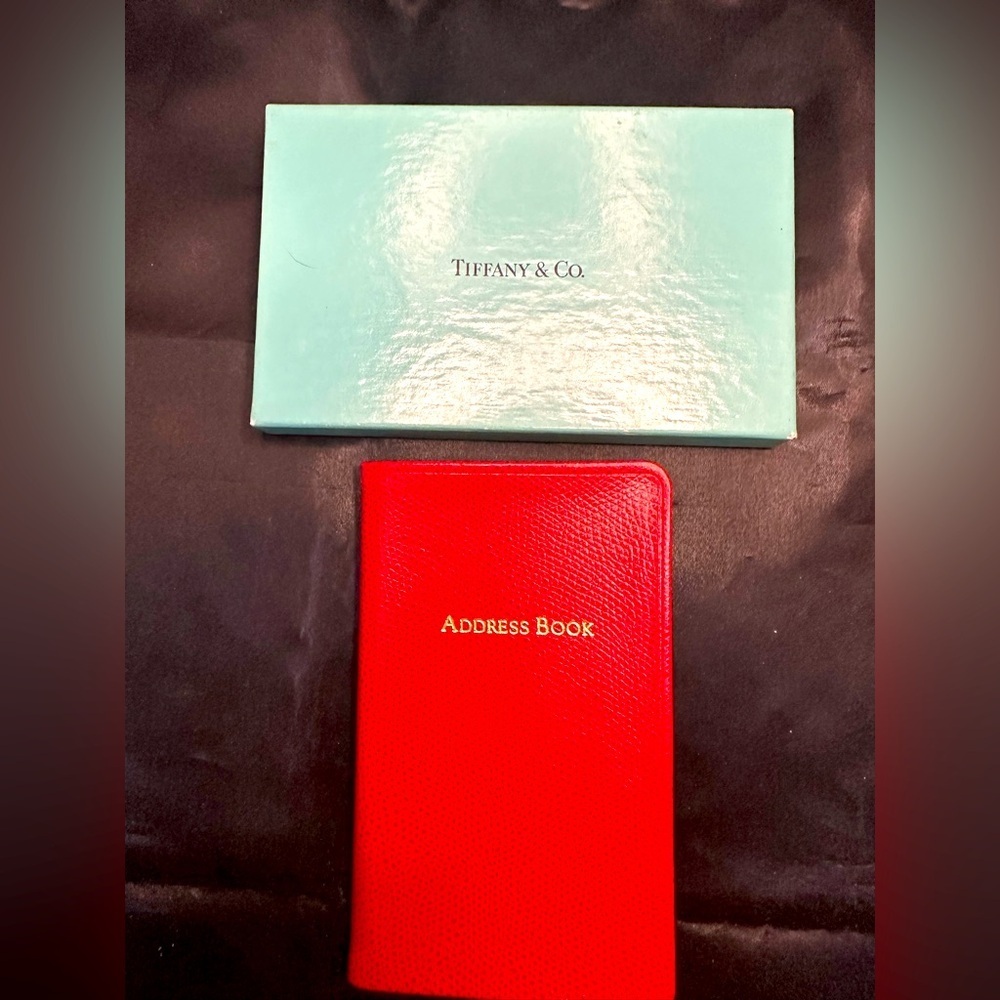 Tiffany & Co. Leather Address Book w/box NWOT​​